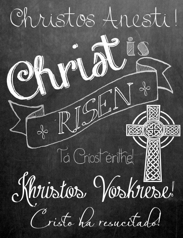 Christ is Risen - many languages