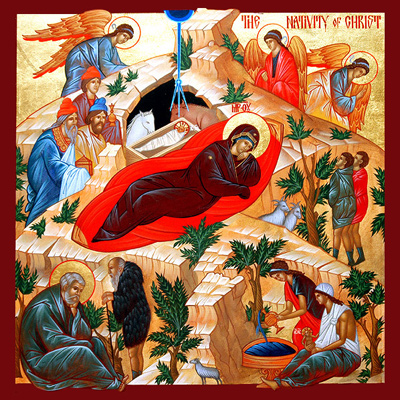Nativity Icon Christ is Born Orthodox