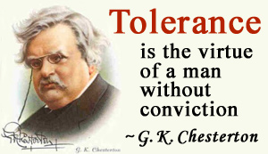 Tolerance Chesterton GK