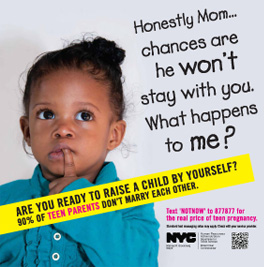  Left Attacks NYC Teen Pregnancy Ads