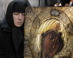 Orthodox Nun Icon