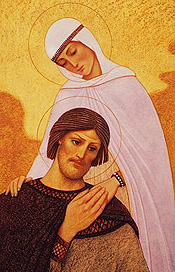 Sts. Peter and Febronia a married couple who later lived in the monastic rank