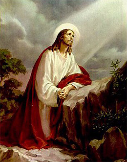 Christ Praying The Lord's Prayer