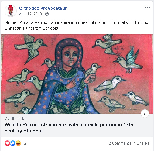Orthodox Provocateur queer Walatta Petrosto Ethiopia