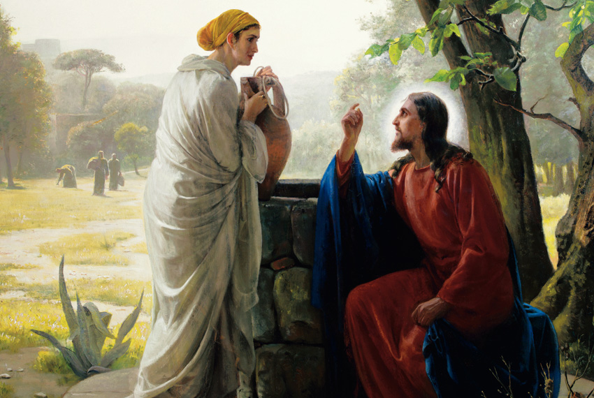 Jesus Christ and the Samaritan Woman at the Well