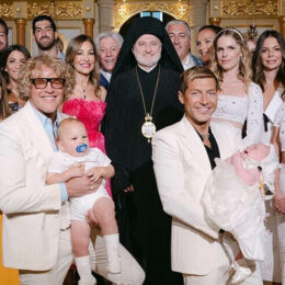 Elpidophoros Baptizes Surrogate Children of "Married" Homosexuals